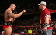 Batista and John Cena's main-event pushes came at the same time.